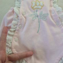 Load image into Gallery viewer, Vintage Flower Pink Sunsuit 6-9 months
