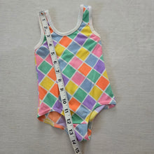 Load image into Gallery viewer, Vintage 70s Diamond Swimsuit 6-9 months
