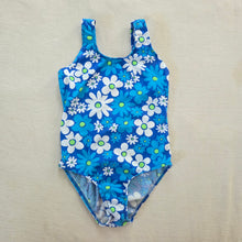 Load image into Gallery viewer, Vintage Groovy Floral Swimsuit 4t/5t
