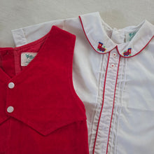 Load image into Gallery viewer, Vintage Train Embroidered Matching Set 9-12 months
