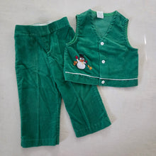 Load image into Gallery viewer, Vintage Snowman Matching Set 12 months
