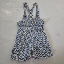 Load image into Gallery viewer, Vintage Gingham Girly Cotton Shortalls kids 10
