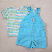 Load image into Gallery viewer, Vintage Tropical Butterfly Cotton Matching Set 5t
