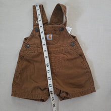 Load image into Gallery viewer, Carhartt Brown Shortalls 6 months
