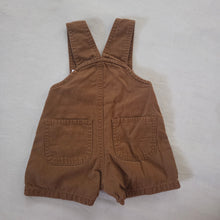 Load image into Gallery viewer, Carhartt Brown Shortalls 6 months

