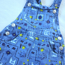 Load image into Gallery viewer, Vintage Nautical Ocean Cotton Shortalls 18 months
