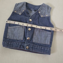 Load image into Gallery viewer, Vintage Denim Vest 12-18 months
