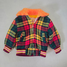 Load image into Gallery viewer, Vintage Plaid Warm Jacket 9-12 months
