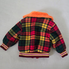 Load image into Gallery viewer, Vintage Plaid Warm Jacket 9-12 months
