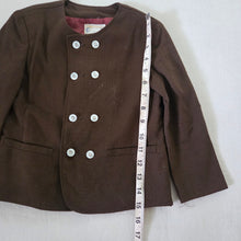 Load image into Gallery viewer, Vintage Chocolate Brown Jacket 4t

