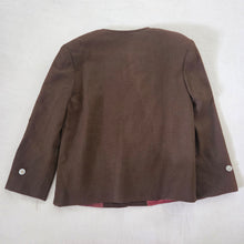 Load image into Gallery viewer, Vintage Chocolate Brown Jacket 4t
