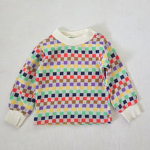 Load image into Gallery viewer, Vintage Colorful Checkered Long Sleeve 9-12 months

