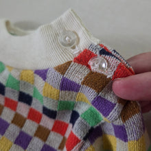 Load image into Gallery viewer, Vintage Colorful Checkered Long Sleeve 9-12 months
