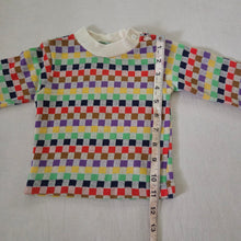 Load image into Gallery viewer, Vintage Colorful Checkered Long Sleeve 9-12 months
