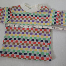 Load image into Gallery viewer, Vintage Colorful Checkered Long Sleeve 9-12 months
