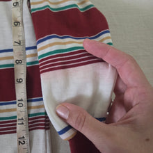 Load image into Gallery viewer, Vintage Rust Striped Turtleneck 3t/4t
