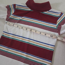 Load image into Gallery viewer, Vintage Rust Striped Turtleneck 3t/4t
