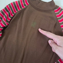 Load image into Gallery viewer, Vintage Brown/Red Striped Long Sleeve 4t/5t
