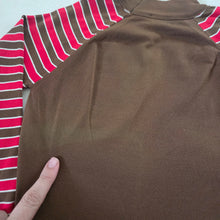 Load image into Gallery viewer, Vintage Brown/Red Striped Long Sleeve 4t/5t
