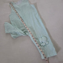 Load image into Gallery viewer, Vintage Dog Striped Pantsuit 24 months
