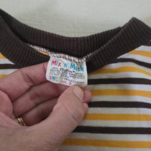 Load image into Gallery viewer, Vintage Striped Cotton Long Sleeve 12 months
