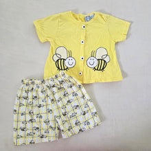 Load image into Gallery viewer, Vintage Bee Yellow Matching Set 12 months
