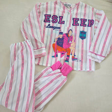 Load image into Gallery viewer, Vintage Esleep League PJs Set kids 8
