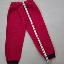 Load image into Gallery viewer, Vintage Red Cord Jogger Pants 4t
