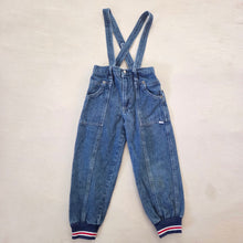 Load image into Gallery viewer, Vintage Suspender Jogger Jeans 5t
