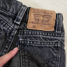 Load image into Gallery viewer, Vintage Levi's 550 Fit Faded Black Jeans 4t/5t
