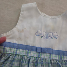 Load image into Gallery viewer, Vintage Butterfly Plaid Dress 18 months
