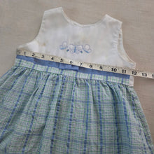 Load image into Gallery viewer, Vintage Butterfly Plaid Dress 18 months
