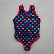 Load image into Gallery viewer, Vintage Polka Dot Swimsuit 3t *flaw
