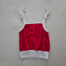 Load image into Gallery viewer, Vintage Floral Red Cami Shirt 2t/3t
