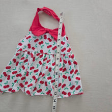 Load image into Gallery viewer, Vintage Cherry Halter Top 12-18 months
