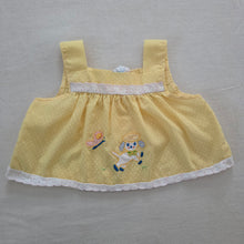 Load image into Gallery viewer, Vintage Lamb Dotted Yellow Top 3-6 months
