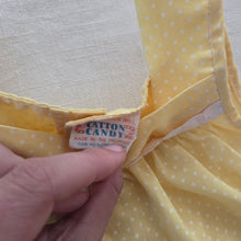 Load image into Gallery viewer, Vintage Lamb Dotted Yellow Top 3-6 months

