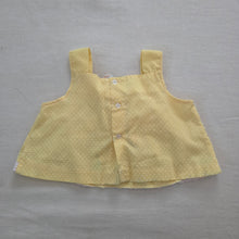 Load image into Gallery viewer, Vintage Lamb Dotted Yellow Top 3-6 months
