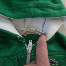 Load image into Gallery viewer, Vintage Lacoste Green Zip-up Hoodie 12 months
