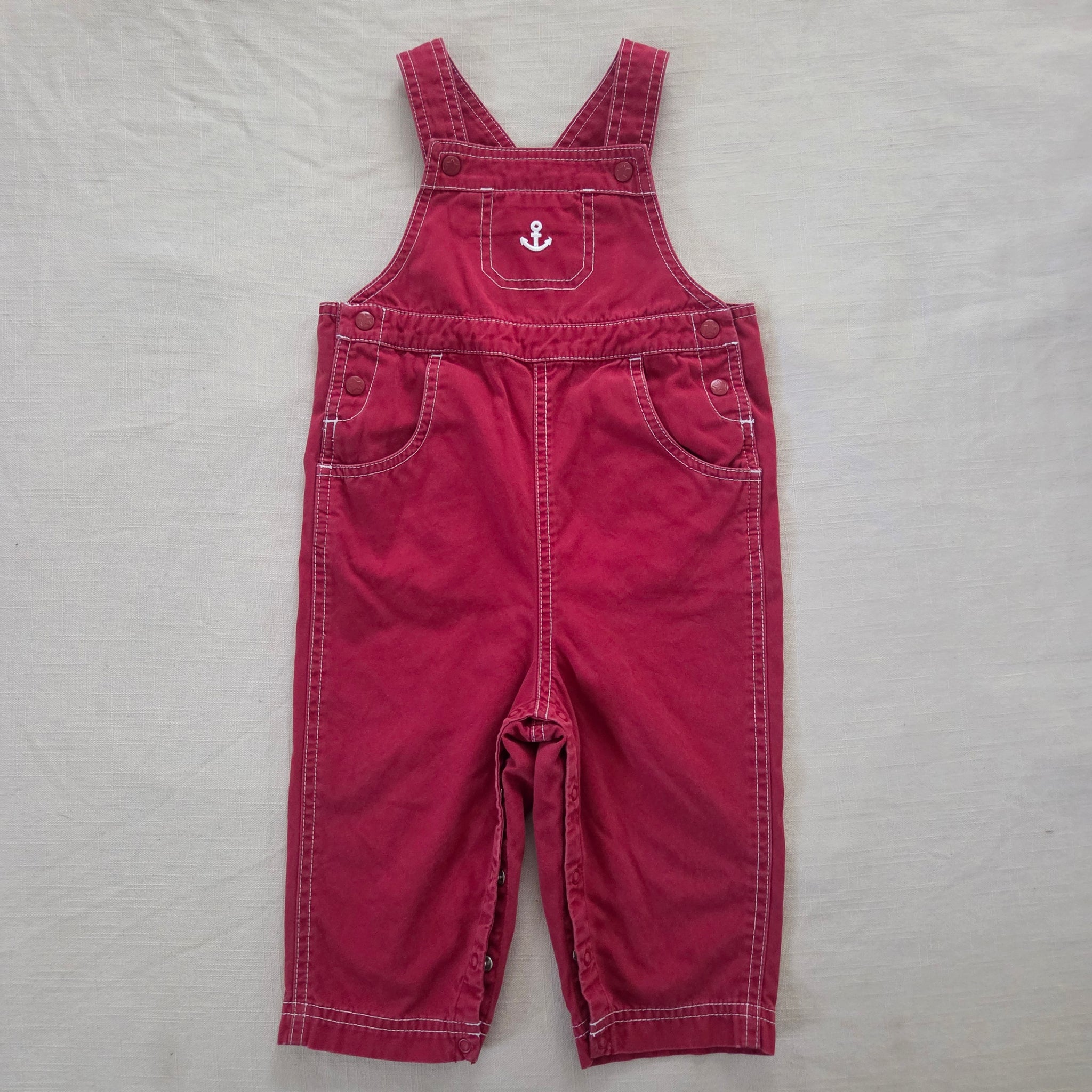 Vintage Gymboree Anchor Red Overalls 12-18 months – Nostalgic Baby