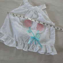 Load image into Gallery viewer, Vintage Eyelet Flower Swing Top 24 months
