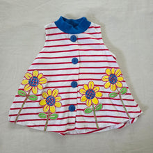 Load image into Gallery viewer, Vintage Striped Flower Top 3t/4t
