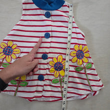 Load image into Gallery viewer, Vintage Striped Flower Top 3t/4t
