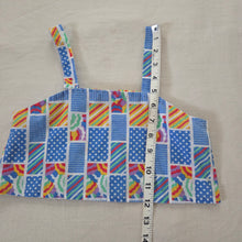 Load image into Gallery viewer, Vintage Cropped Patchwork Top kids 7

