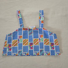 Load image into Gallery viewer, Vintage Cropped Patchwork Top kids 7
