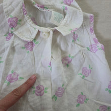 Load image into Gallery viewer, Vintage Purple Rose Floral Shirt 12 months *flaw
