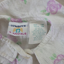 Load image into Gallery viewer, Vintage Purple Rose Floral Shirt 12 months *flaw

