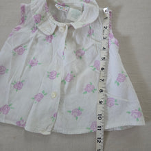 Load image into Gallery viewer, Vintage Purple Rose Floral Shirt 12 months *flaw

