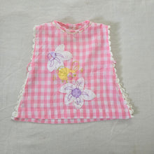 Load image into Gallery viewer, Vintage Flower Gingham 12 months
