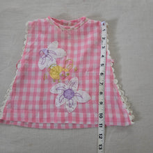 Load image into Gallery viewer, Vintage Flower Gingham 12 months
